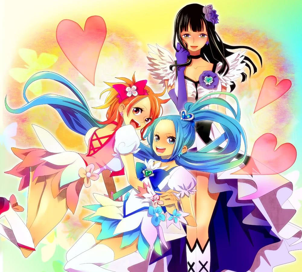 cure-blossomcure-marinecure-moonlightnaminefertari-vivinico-robin