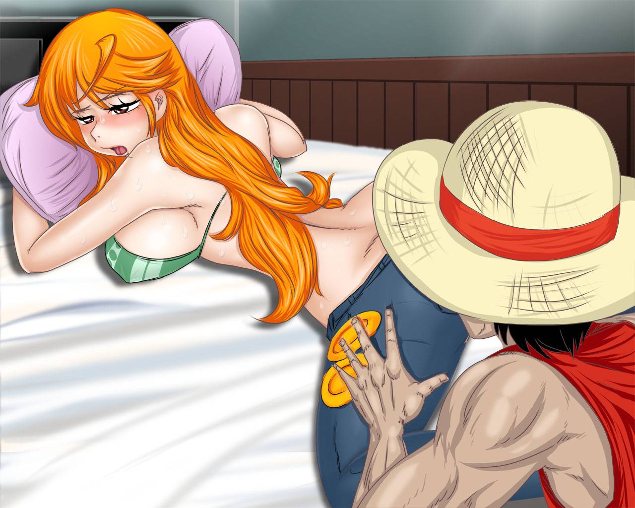 Nami facesitting