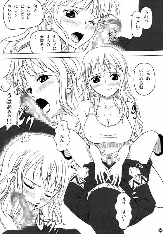 (C82) [Mikenekodou (Muten)] Weather report (One Piece)_15