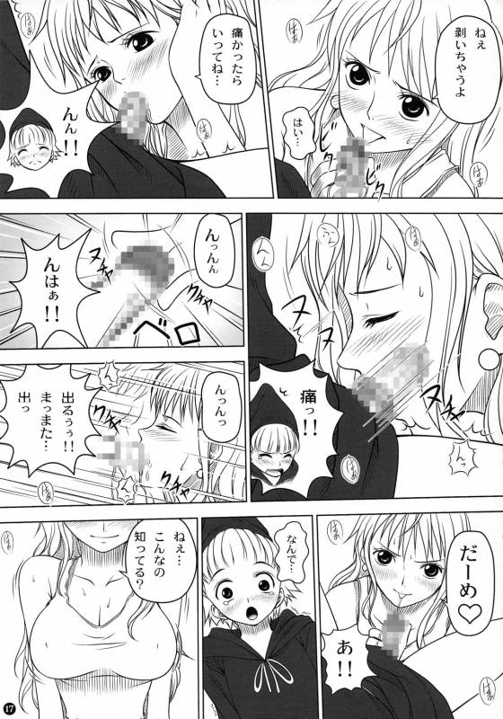 (C82) [Mikenekodou (Muten)] Weather report (One Piece)_16