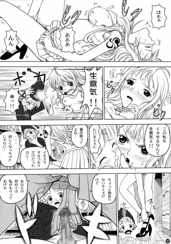 (C82) [Mikenekodou (Muten)] Weather report (One Piece)_25