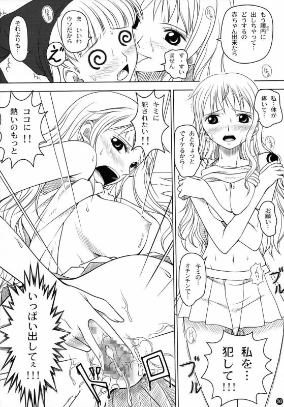 (C82) [Mikenekodou (Muten)] Weather report (One Piece)_29