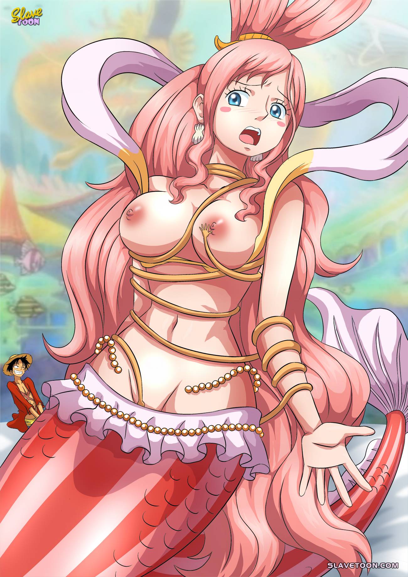 One piece hentai shirahoshi фото 47