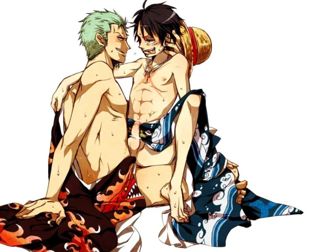 monkey d luffy+roronoa zoro