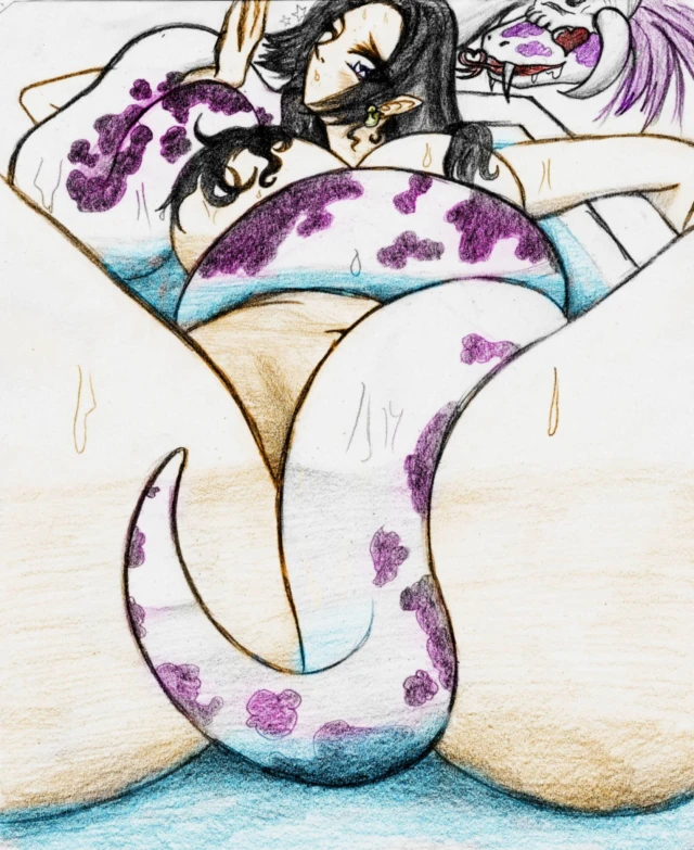 boa hancock+salome (one piece)