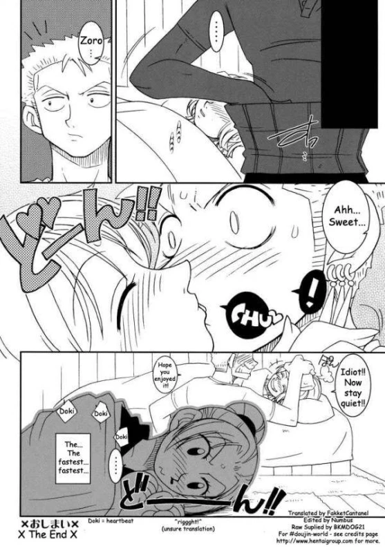 nami+roronoa zoro