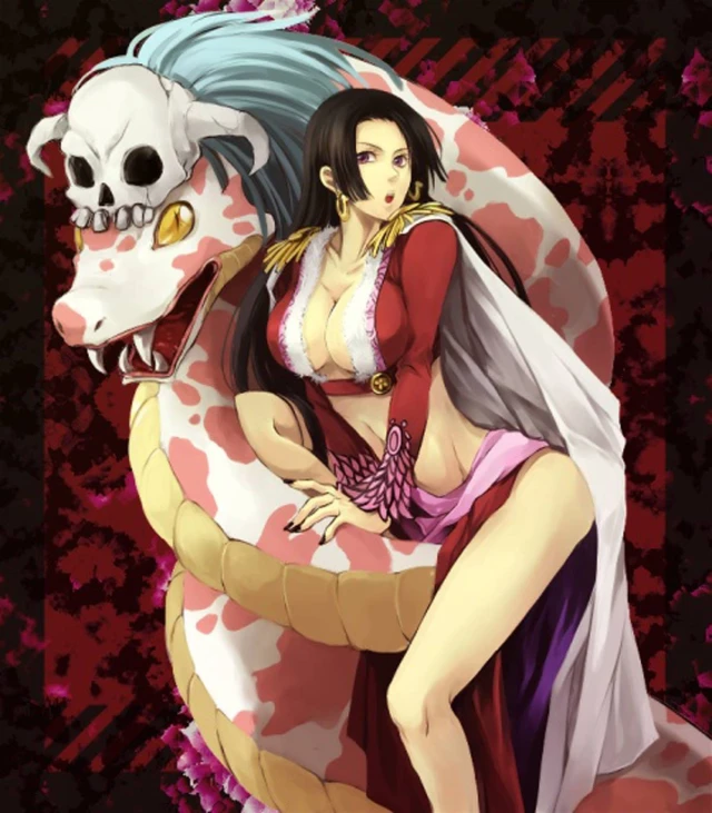 boa hancock+salome (one piece)