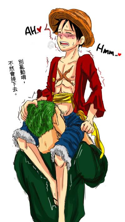 monkey d luffy+roronoa zoro