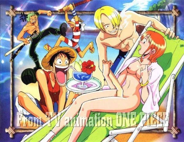 monkey d luffy+nami+roronoa zoro+sanji+usopp