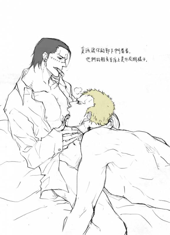 donquixote doflamingo+sir crocodile