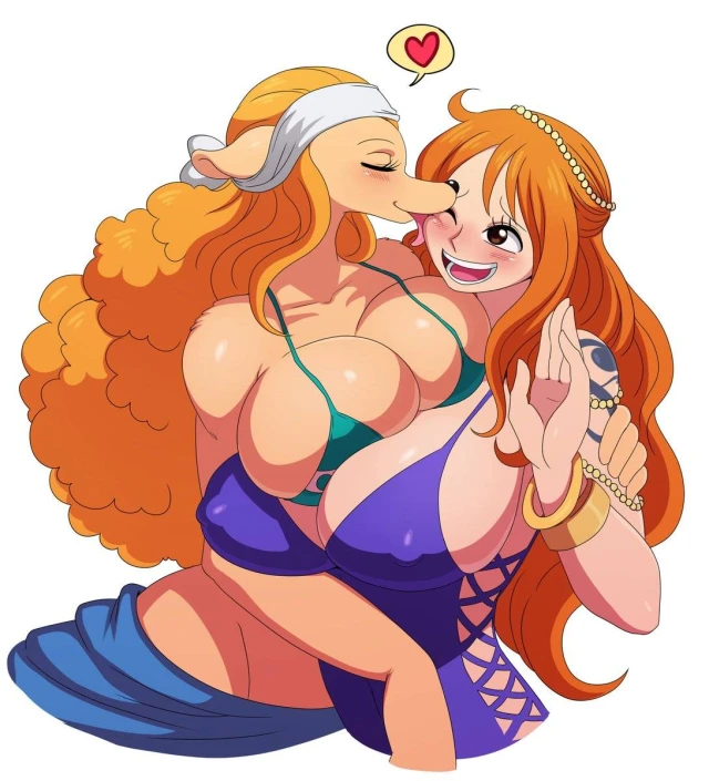nami+wanda (one piece)