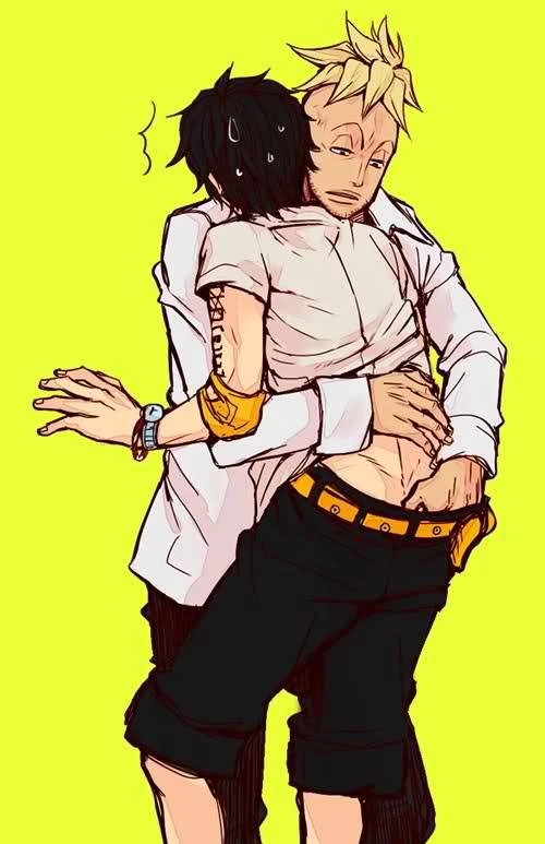 marco (one piece)+portgas d ace