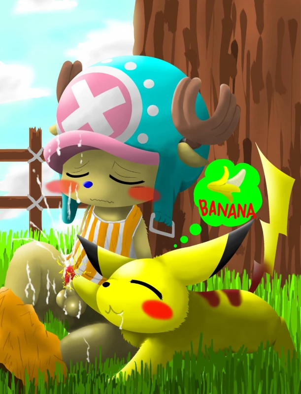 pikachu+tony tony chopper