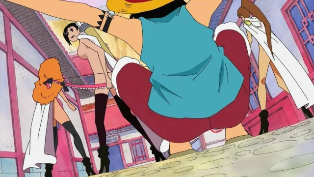 daisy (one piece)+monkey d luffy+ran (one piece)