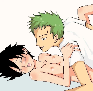 monkey d luffy+roronoa zoro